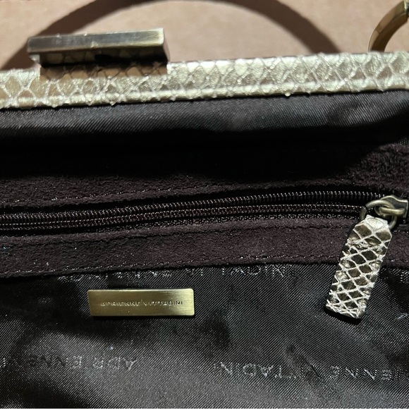 Adrienne Vittadini snake skin baguette bag - Picture 13 of 16